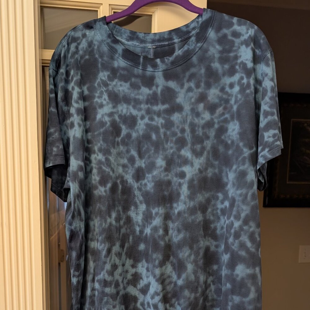 Lululemon All Yours Short Sleeve (Marmoleado Tie Dye Soft Denim True)